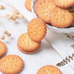 卜珂零点日本海盐饼干植物油饼干天日盐饼干奶盐味小圆饼休闲零食